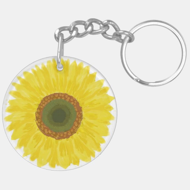 Sun flower keychain (Back Left)