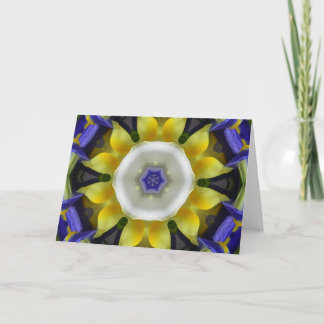 Sun Flower Mandala Card