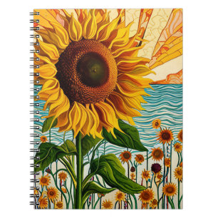 Sun flower notebook
