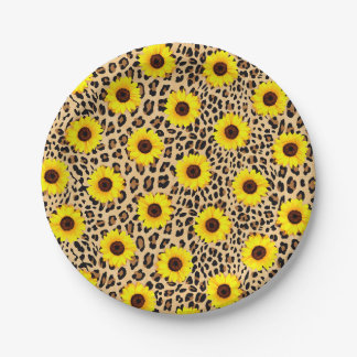 Sun flower Paper Plate