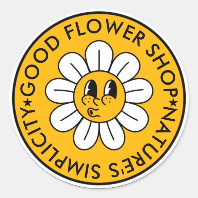 Sun-Flower sticker  (Front)