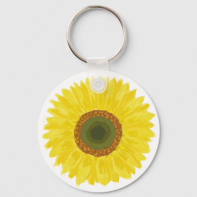 Sun flowers keychain (Front)