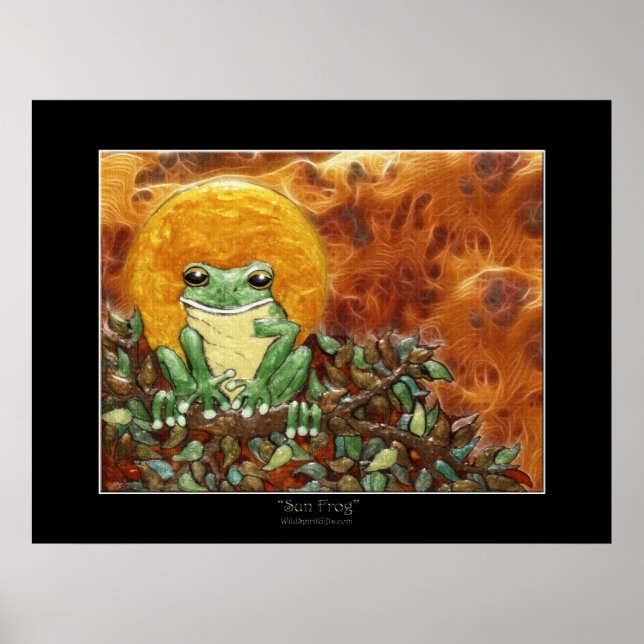 SUN FROG Art Poster (Front)