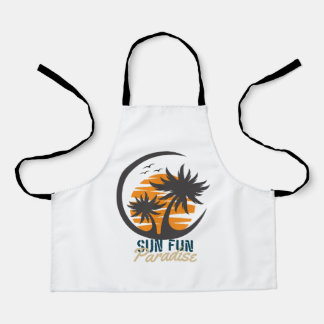 Sun Fun Paradise Apron