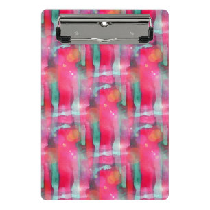 Sun glare abstract painted watercolor mini clipboard