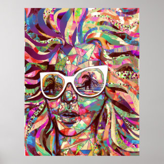 "Sun Glasses In a Summer Sun" poster