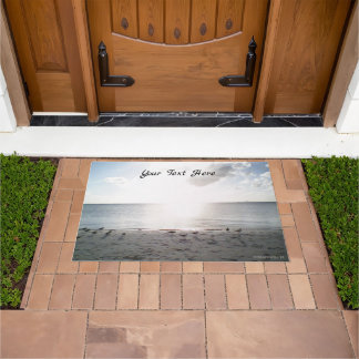 Sun Glory At The Beach Doormat