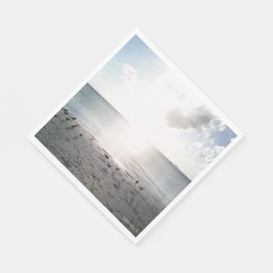 Sun Glory At The Beach Napkin