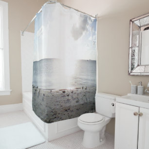 Sun Glory At The Beach Shower Curtain