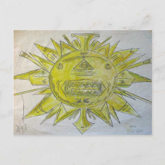 Sun God Postcard (Front)