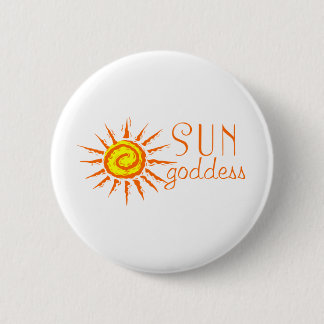 Sun Goddess 2 Inch Round Button