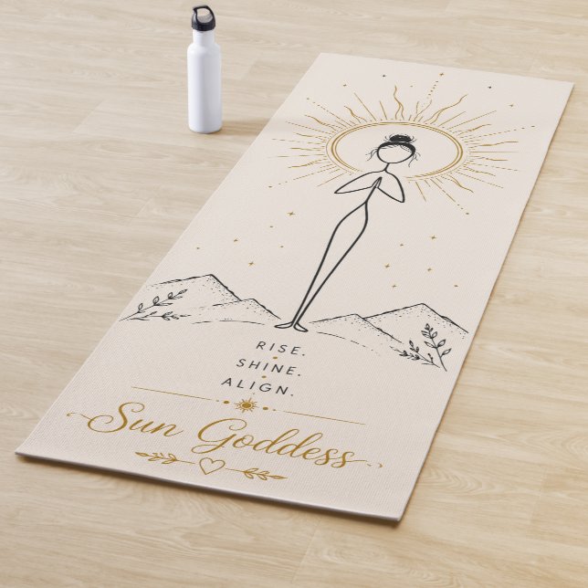 Sun Goddess Boho Yoga Mat (In Situ)