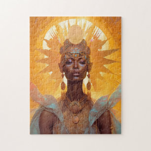 Sun Goddess Fantasy Art Jigsaw Puzzle