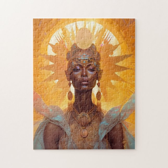 Sun Goddess Fantasy Art Jigsaw Puzzle (Vertical)