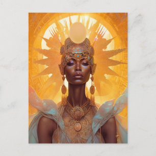 Sun Goddess Fantasy Art Postcard