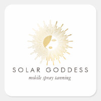 Sun Goddess Girl Logo Spray Tanning Salon