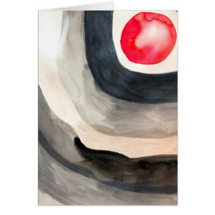 Sun grey and black abstract modern art