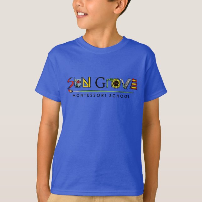Sun Grove Kids Logo T Shirt (Front)