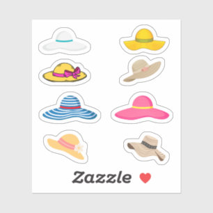 Sun Hat Stickers