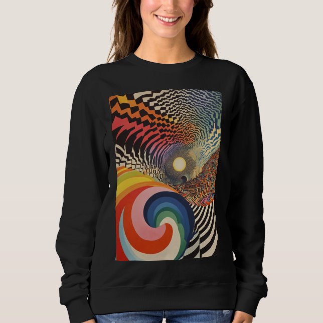 sun in a  diffrent look by art sweatshirt (Front)