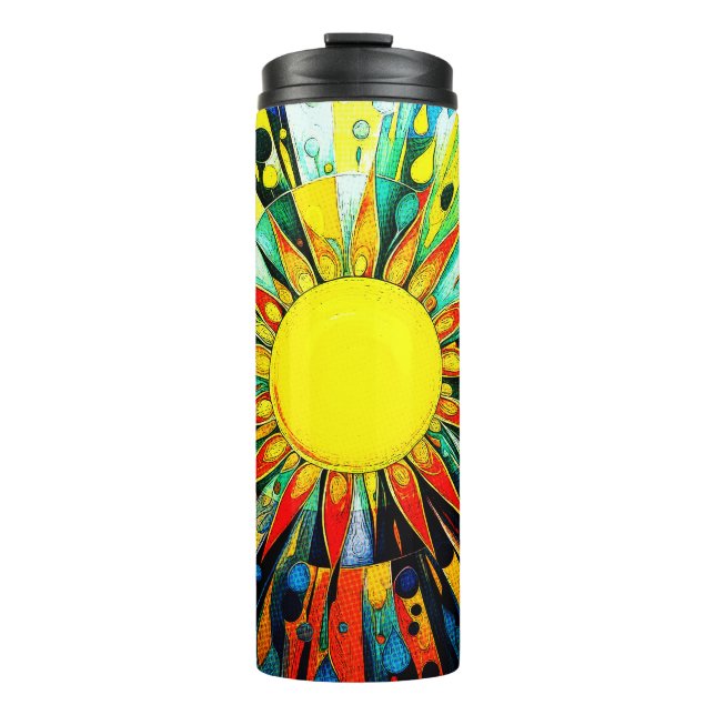 Sun In Abstract 910 Thermal Tumbler (Front)