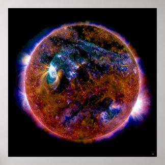 Sun in Magnetic Spectrum Poster