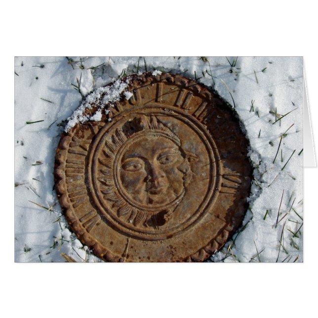 Sun In Snow Let's Go Someplace Warm (Front Horizontal)