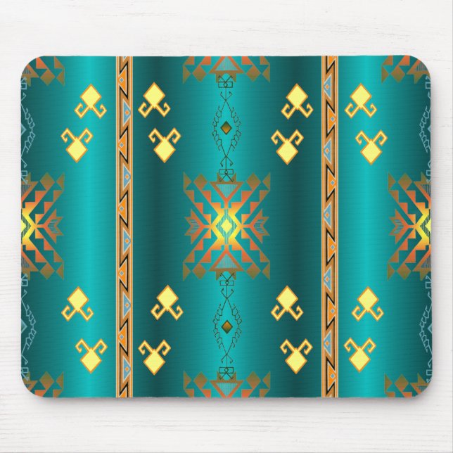 Sun In Winter Blanket Pattern Mousepad (Front)