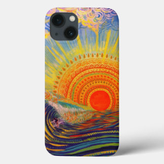 "Sun-Inspired Customizable Phone Case - Vibrant Co