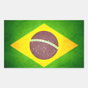 Sun kissed Brazil Flag Sticker