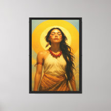 Sun-Kissed Ethnic Woman with Tribal Spirit