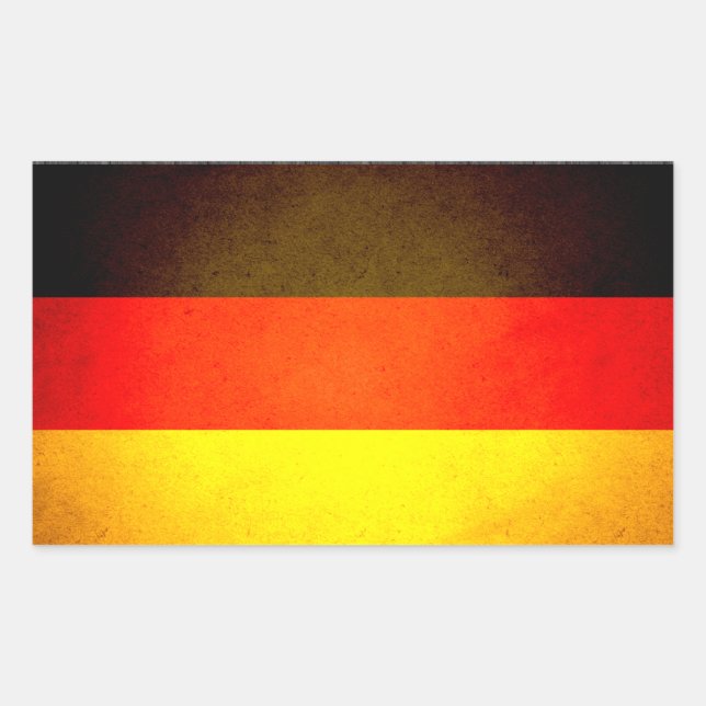 Sun kissed Germany Flag Sticker (Front)
