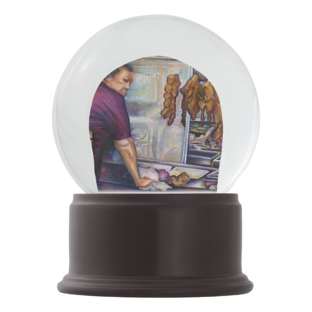 Sun-Kissed Singapore Snow Globe (Front)