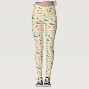 Sun-kissed Skin, Ocean Waves, Tropical Vibes Leggings