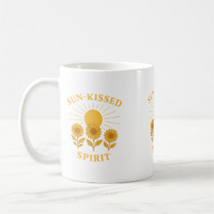 Sun Kissed Spirit Radiant Sunflower Graphic Coffee Mug