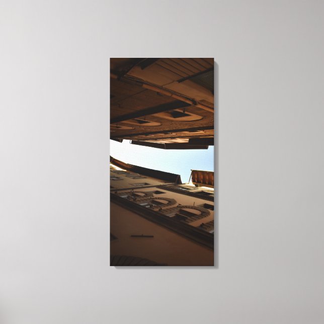 Sun-kissed Street Canvas Print (Front)