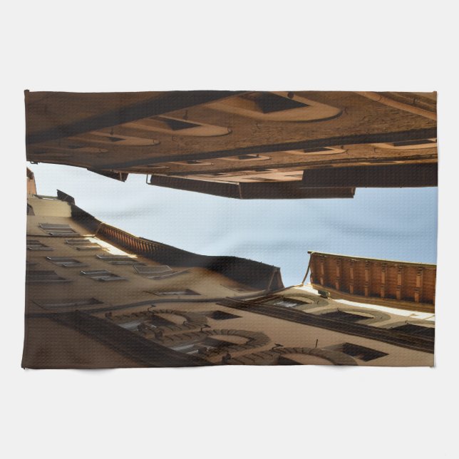 Sun-kissed Street Kitchen Towel (Horizontal)