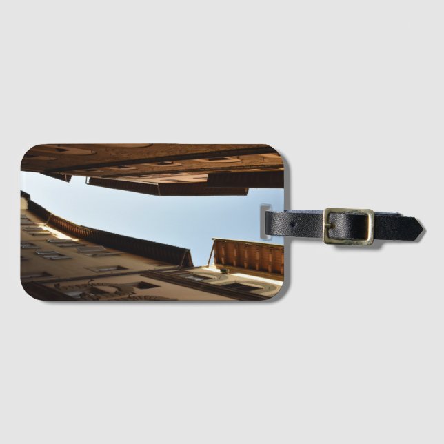 Sun-kissed Street Luggage Tag (Front Horizontal)
