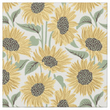 Sun-kissed sunflowers // yellow flower sage leaves