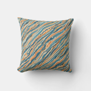 Sun-kissed Watercolors Throw Pillow