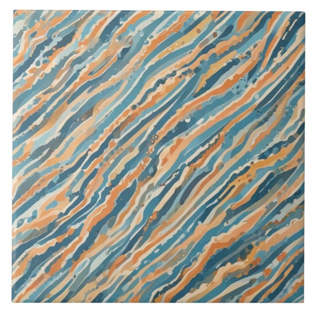 Sun-kissed Watercolors Tile (Front)