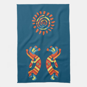 Sun Kokopelli Southwestern Kitchen Towel