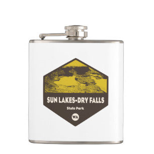 Sun Lakes-Dry Falls State Park Washington Hip Flask