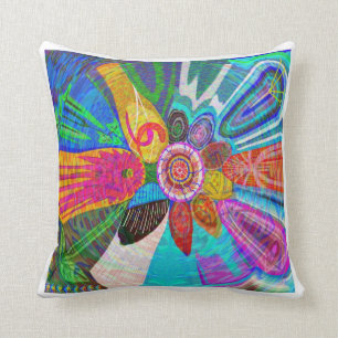 SUN Life Force on earth Throw Pillow