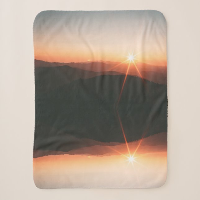 sun light sherpa blanket (Front)