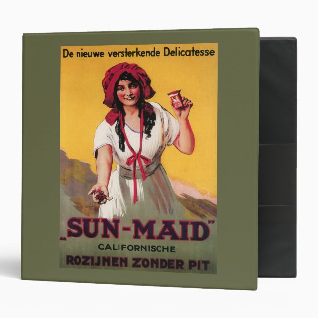 Sun-Maid California Raisin Poster Binder (Front/Inside)
