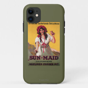 Sun-Maid California Raisin Poster iPhone 11 Case