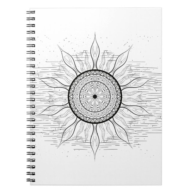 Sun Mandala 1 Notebook (Front)