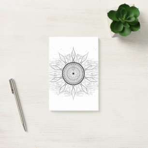 Sun Mandala 1 Post-it Notes