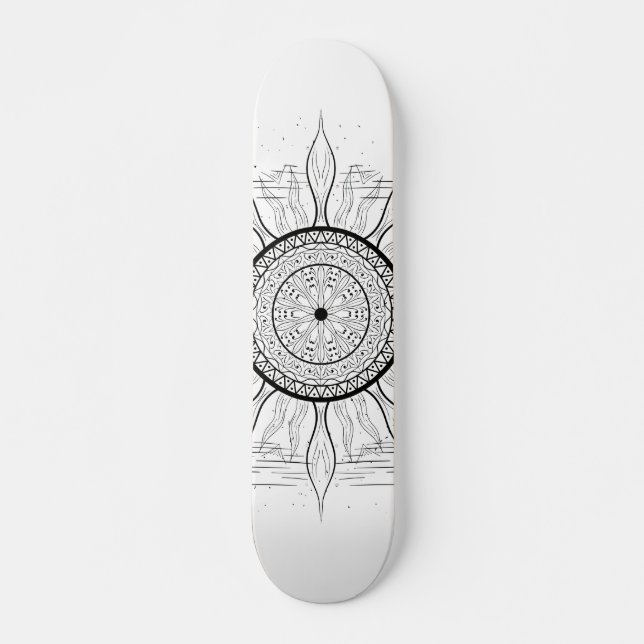 Sun Mandala 1 Skateboard (Front)